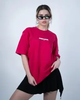 Dripcage Pink Heavyweight T-shirt - Image 4
