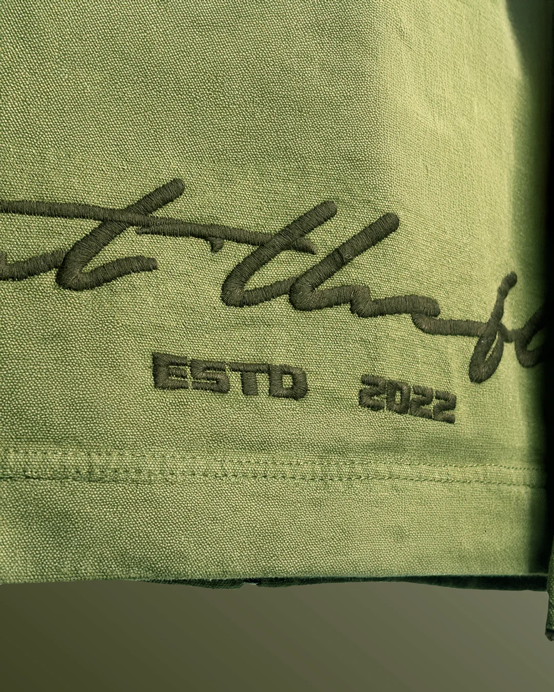 Elite Olive Denim Cord Jacket - Image 7