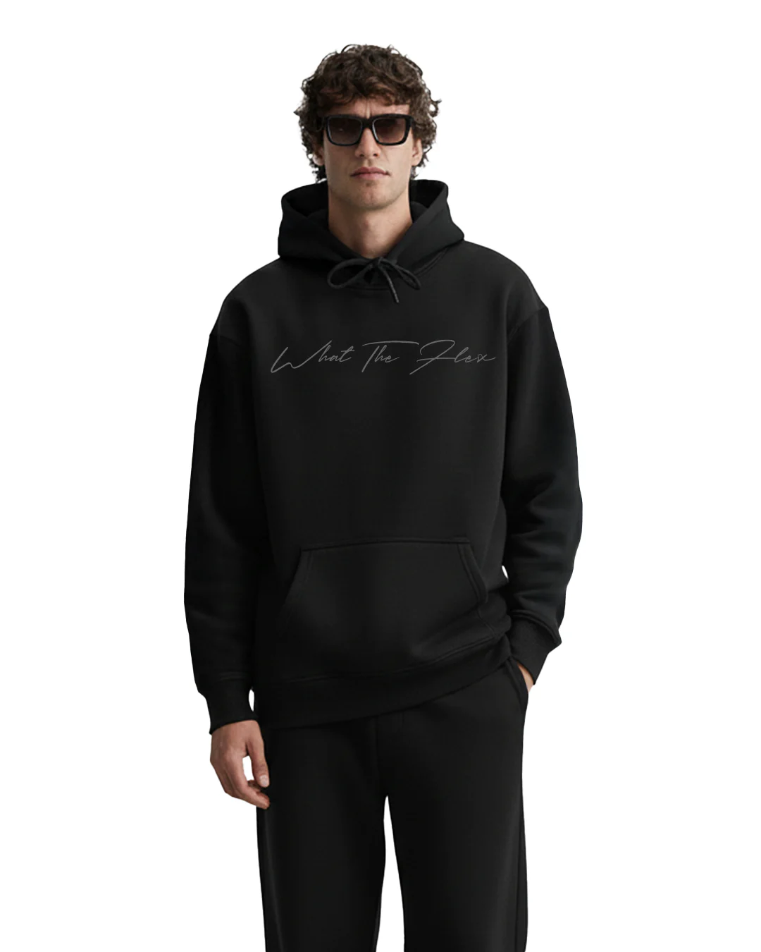 Fearless Black Boxy-Fit Hoodie - Image 2