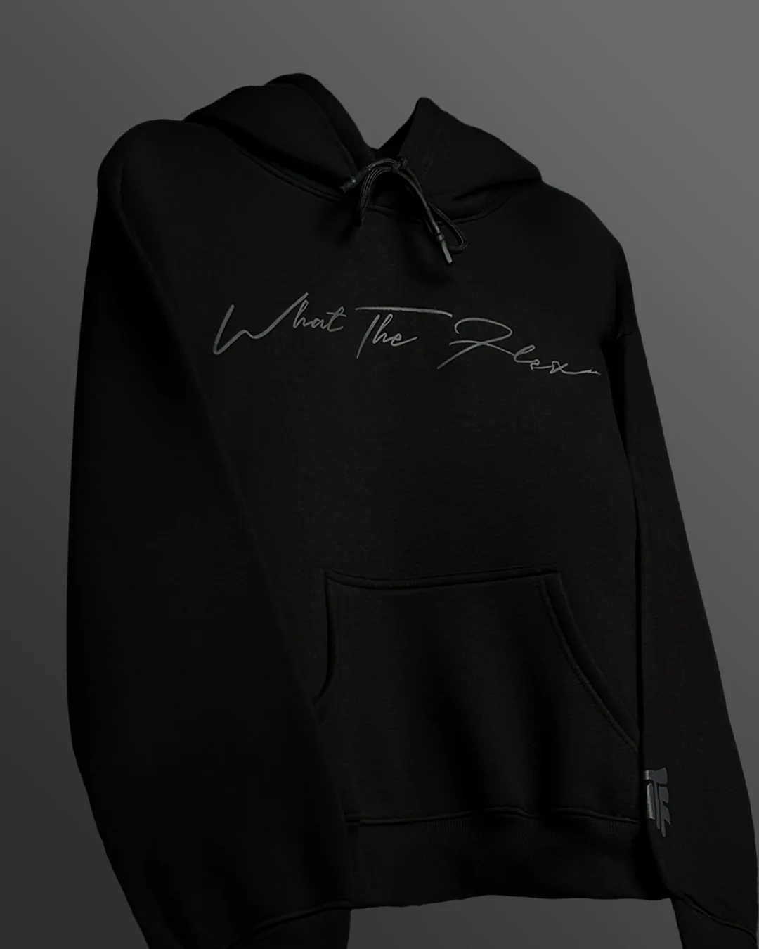 Fearless Black Boxy-Fit Hoodie - Image 4