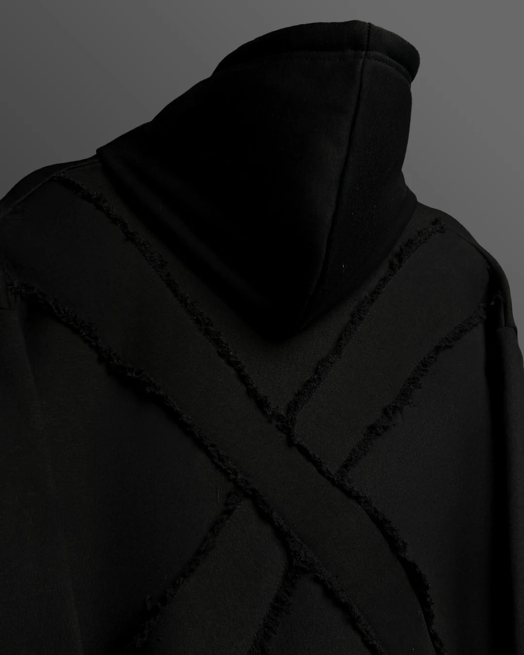 Fearless Black Boxy-Fit Hoodie - Image 5
