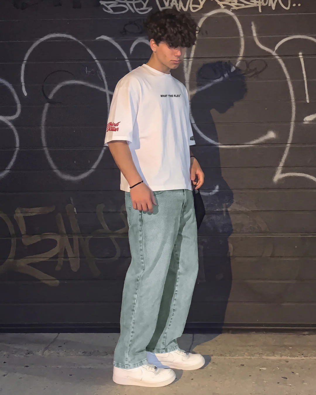 Flex Soda Boxy-Fit White T-Shirt - Image 8