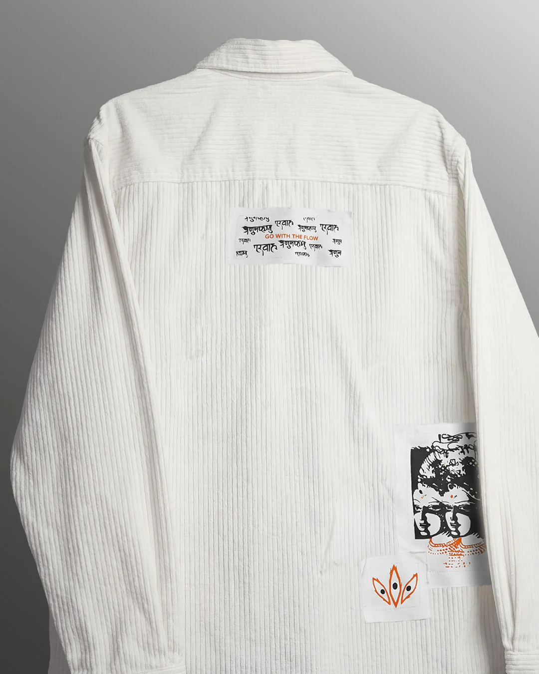 Flow State White Ribbed Shirt - Image 5