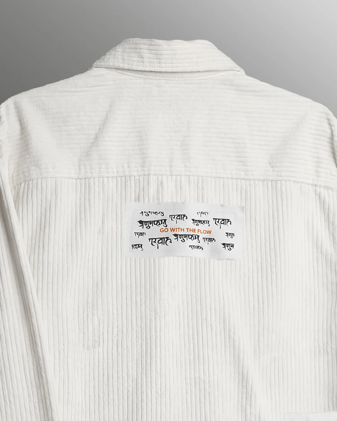 Flow State White Ribbed Shirt - Image 9