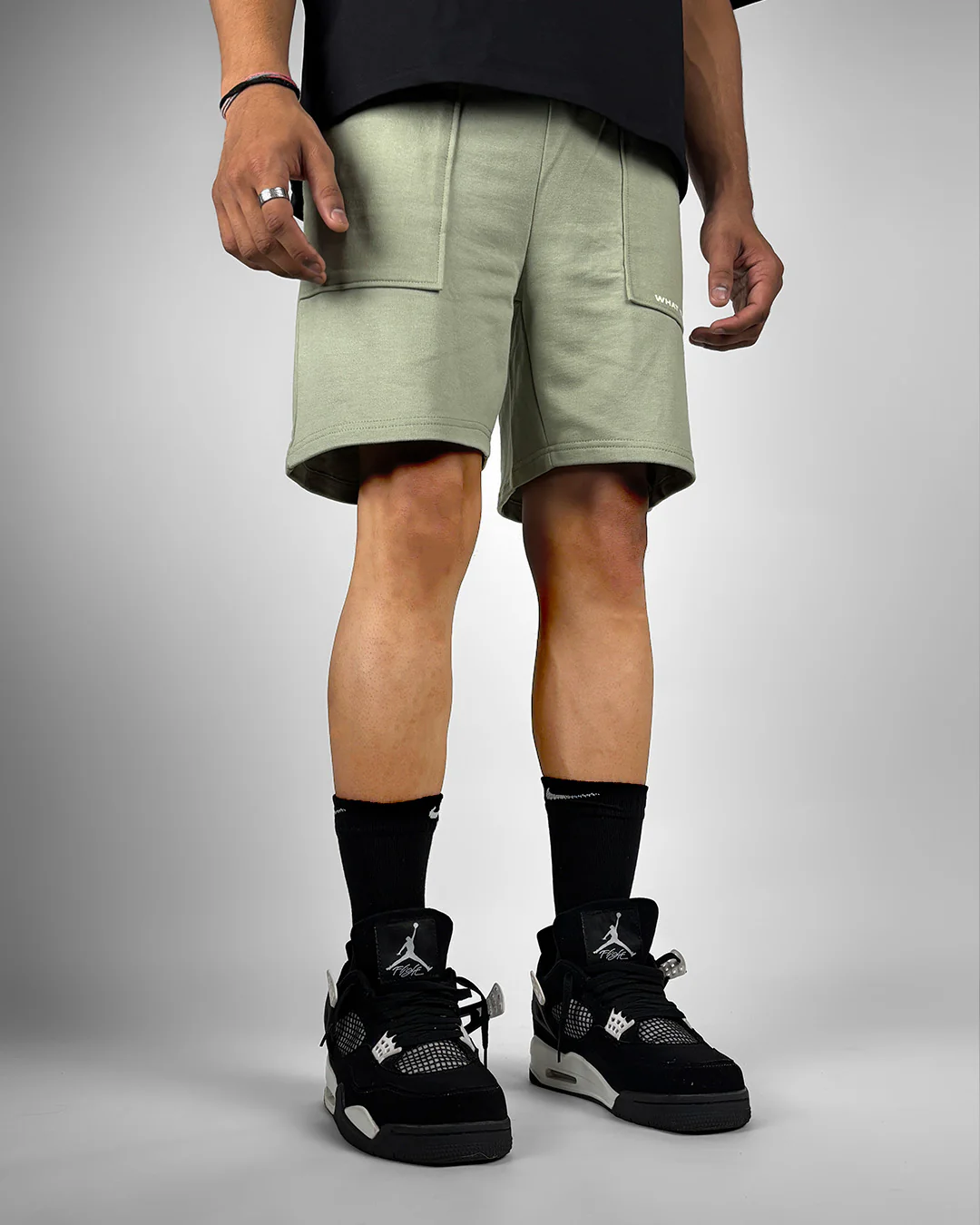 Frontcut Sage Cotton Shorts - Image 3