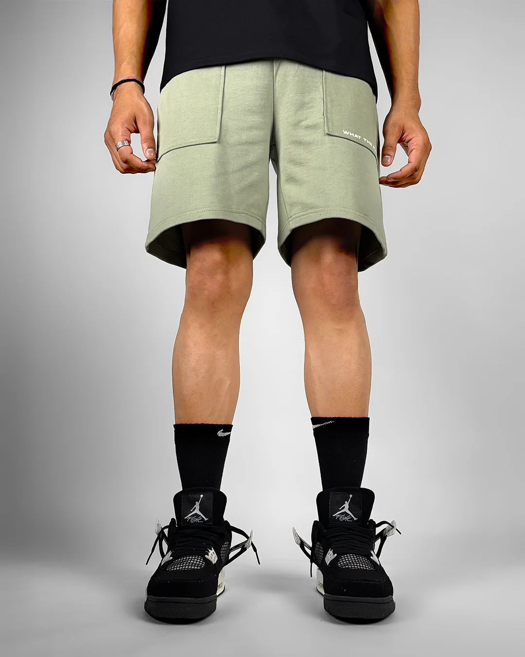Frontcut Sage Cotton Shorts - Image 5