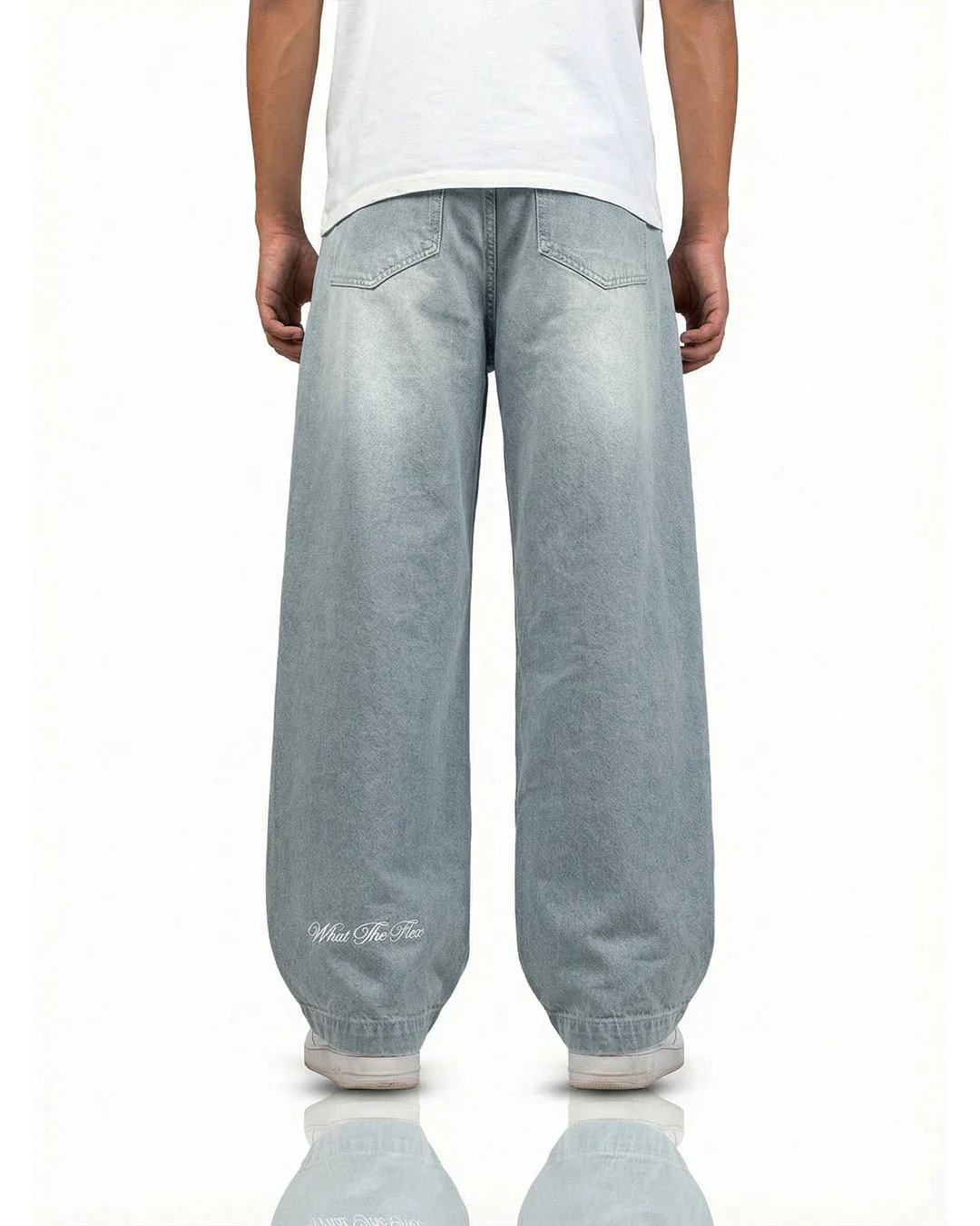 Frost Blue Baggy Jeans - Image 5