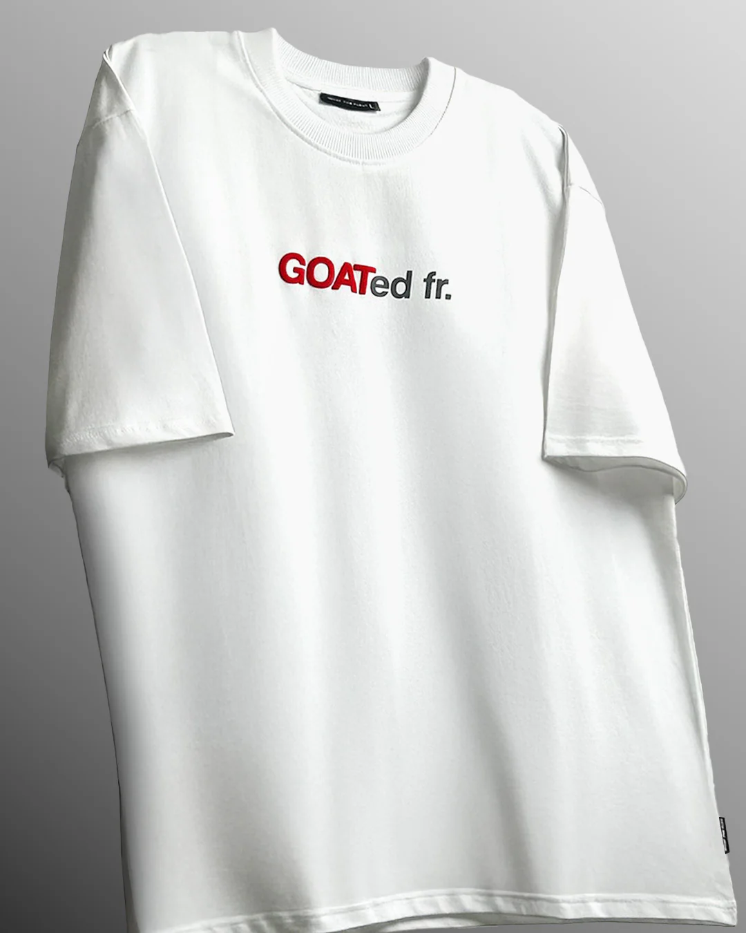 Goat Overnight Heavyweight White T-shirt - Image 3