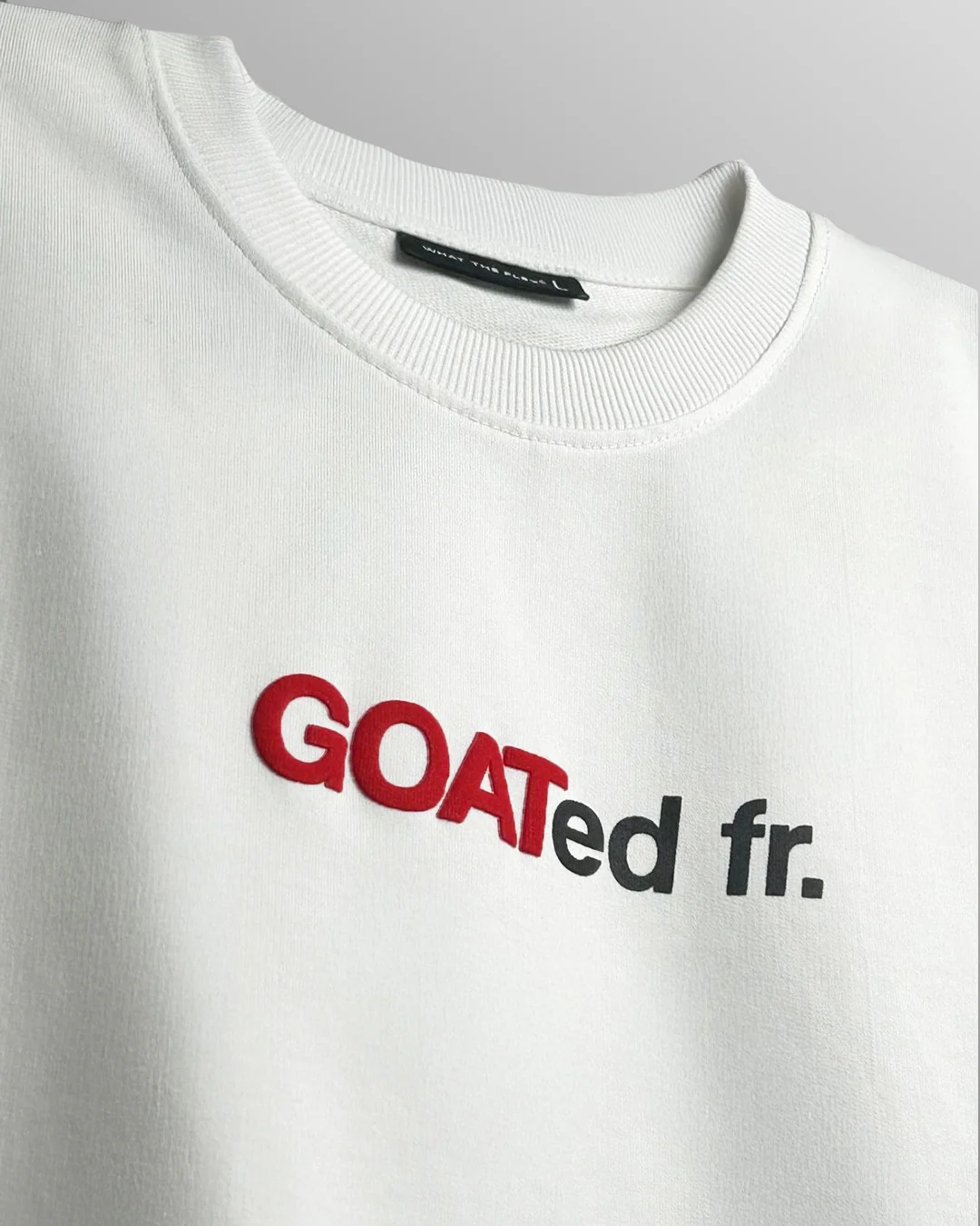Goat Overnight Heavyweight White T-shirt - Image 8