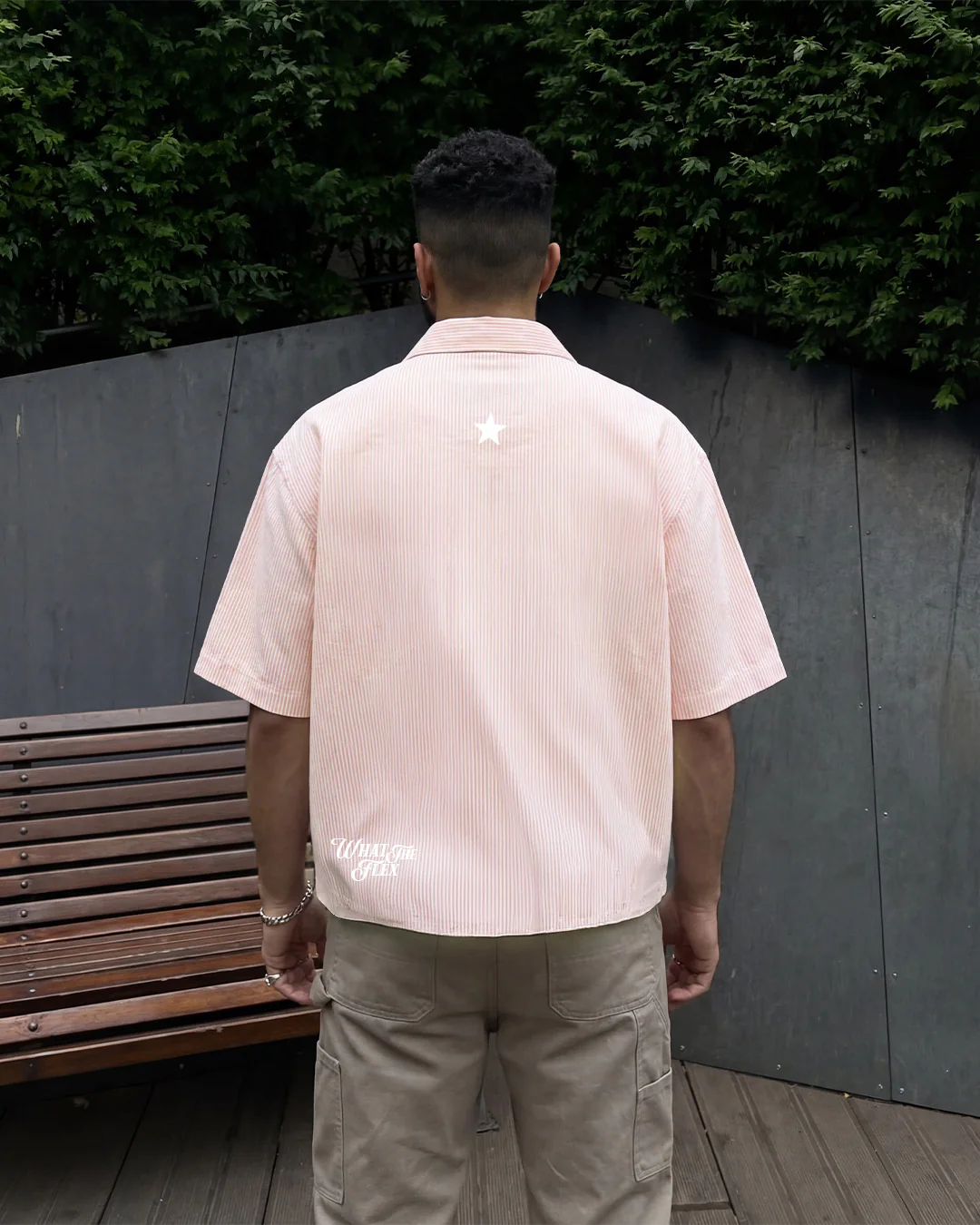 Greatest Pink Half Sleeve Striped Shirt - Image 7