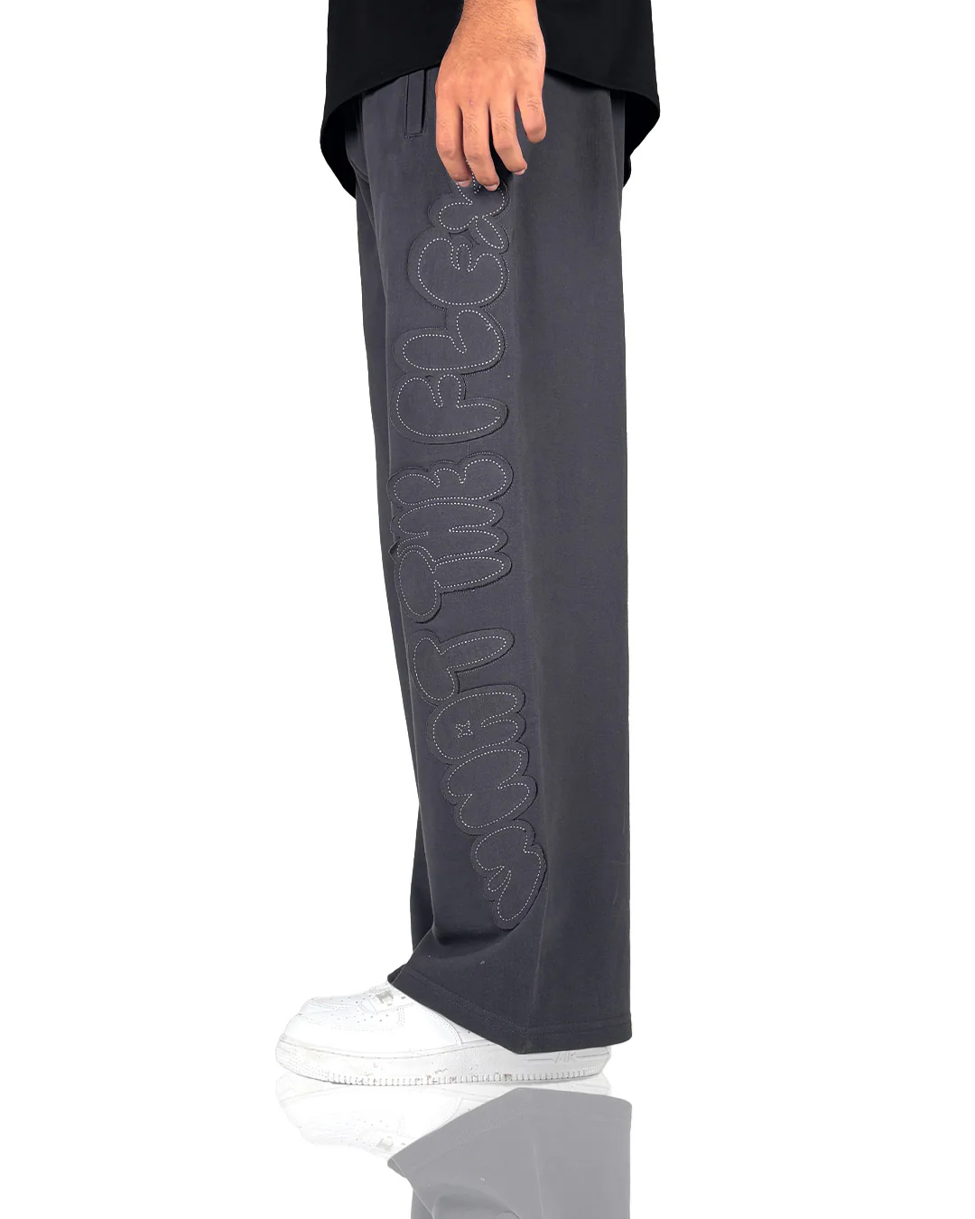 Grey Dropout Sweatpants - Image 3