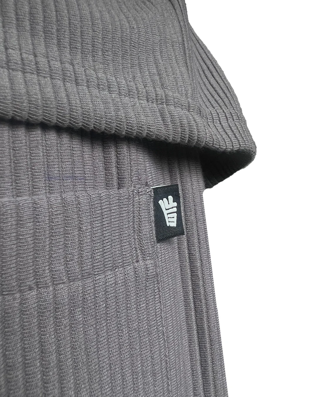 Grey Ribbed Pants - Image 5