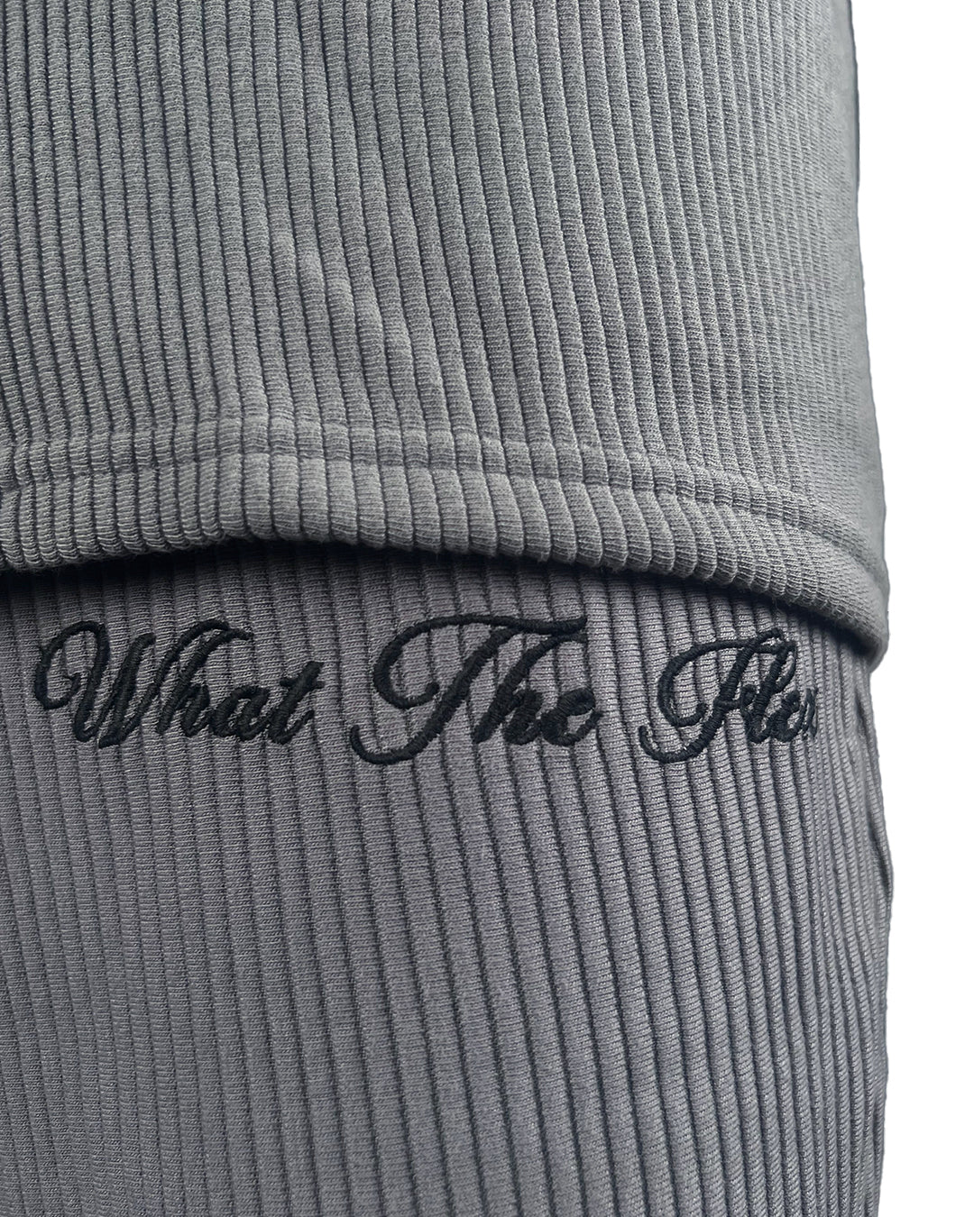 Grey Ribbed Pants - Image 6
