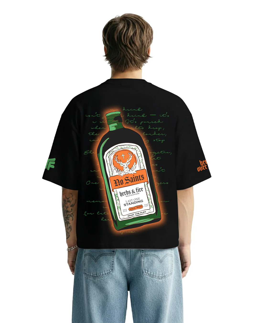 Herbs And Fire Boxy-Fit T-shirt