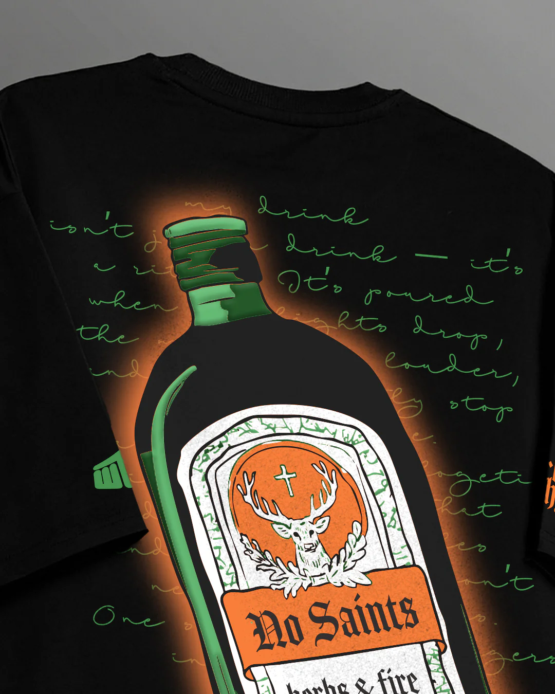 Herbs And Fire Boxy-Fit T-shirt - Image 10