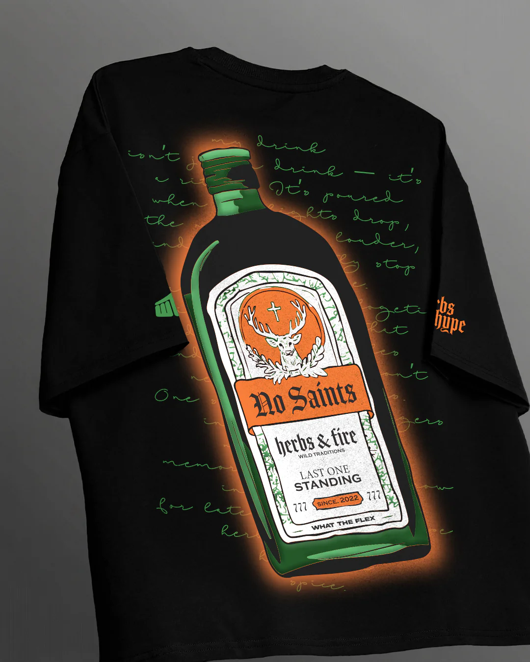 Herbs And Fire Boxy-Fit T-shirt - Image 3