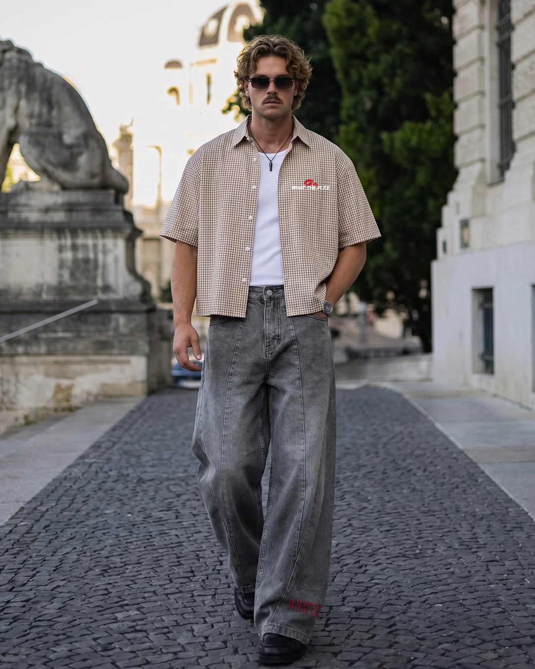 Home Half Sleeves Checks Shirt - Image 7