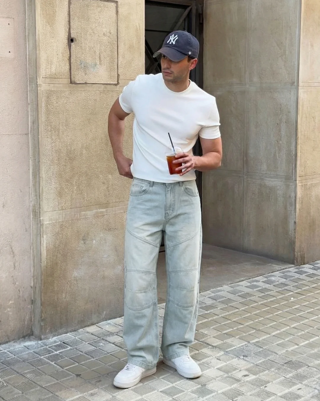 Horizon Blue Baggy Jeans - Image 7