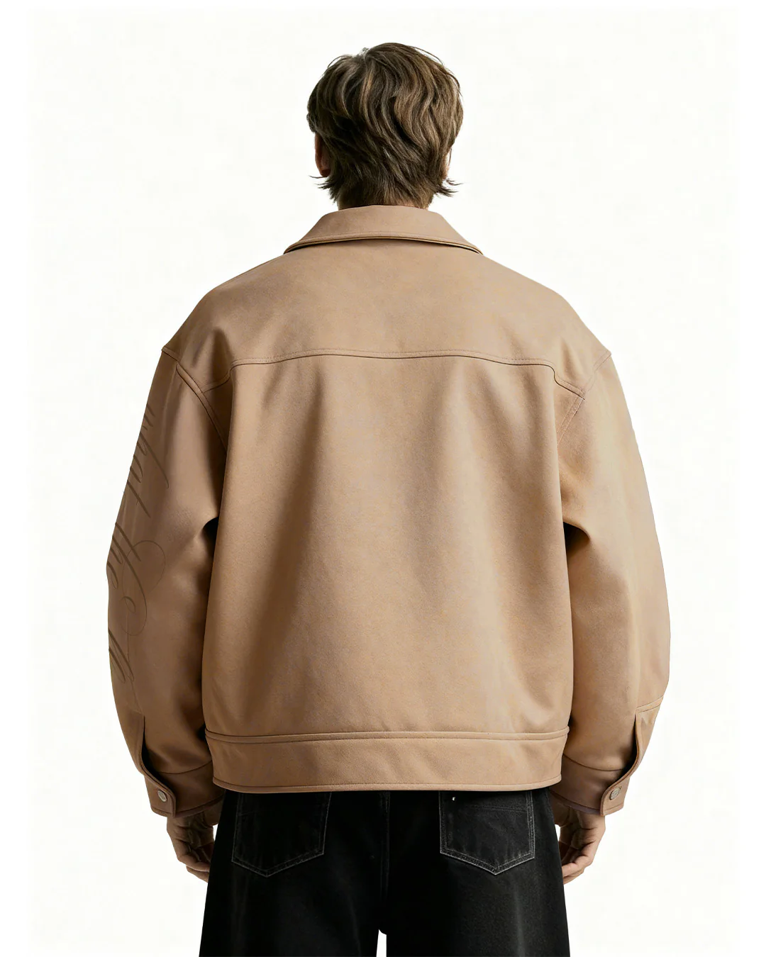 Human Made Cream Suede Jacket - Image 3