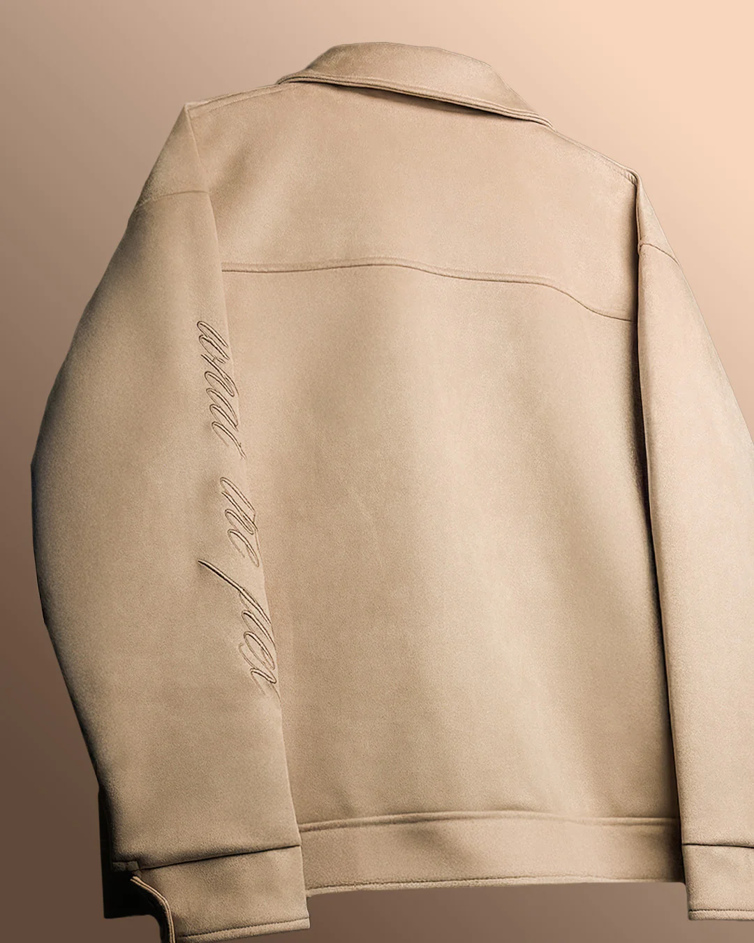 Human Made Cream Suede Jacket - Image 6