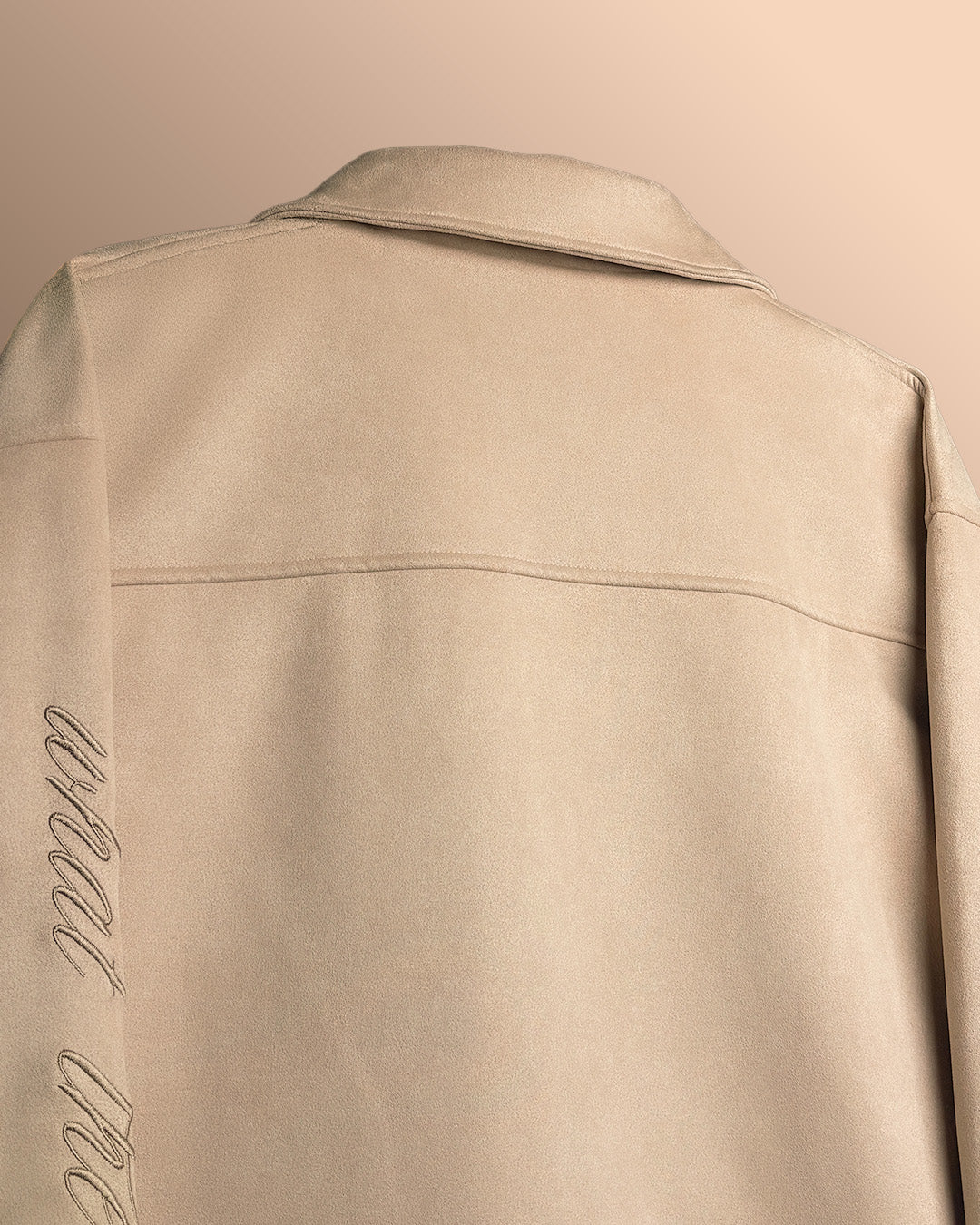 Human Made Cream Suede Jacket - Image 8