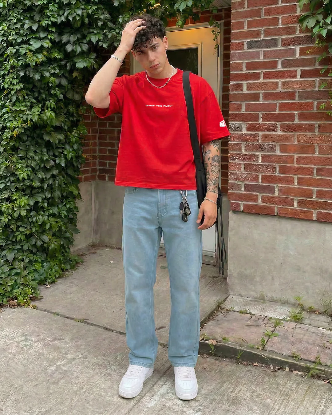 Ice Blue Straight Cut Jeans - Image 3