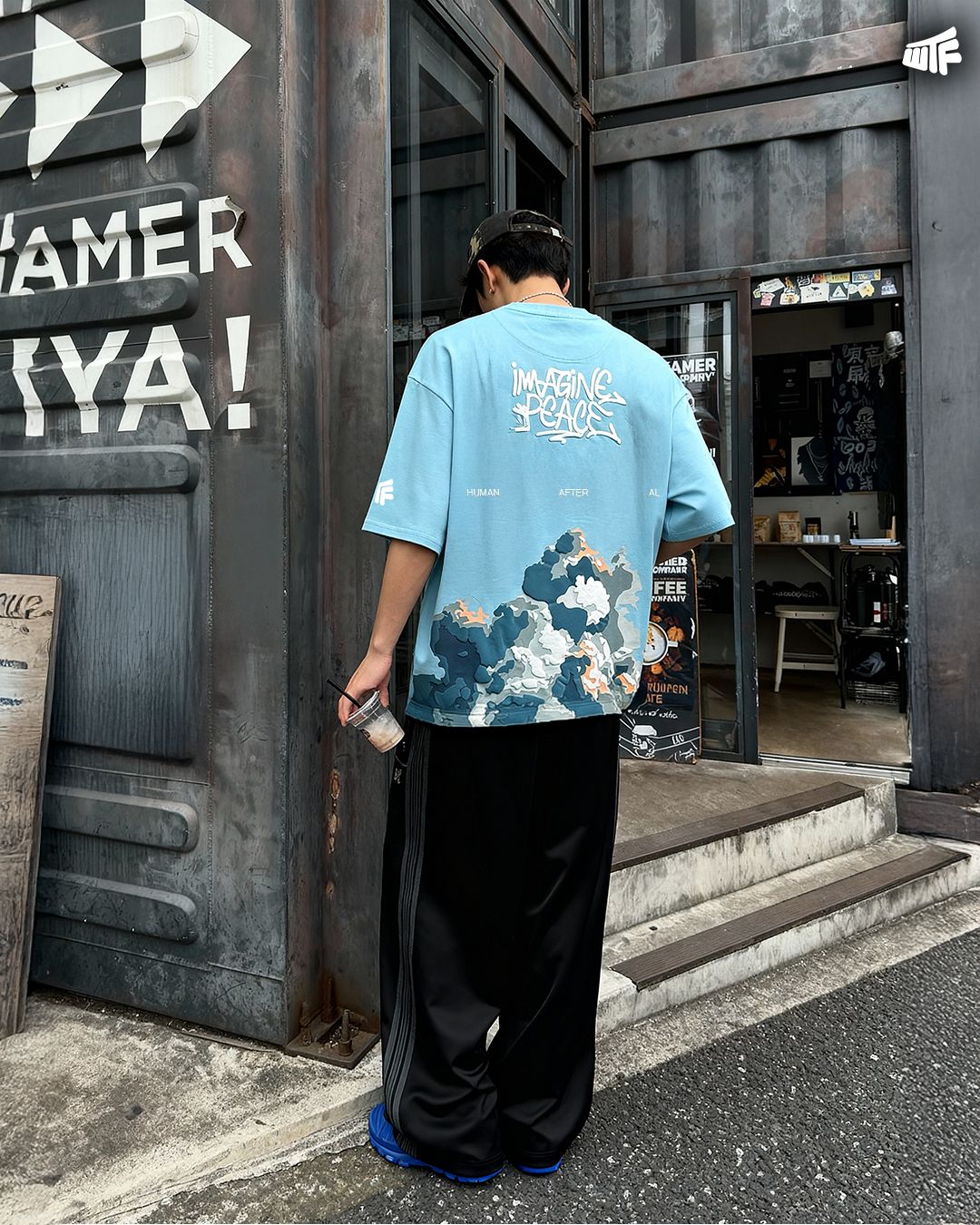 Imagine Peace Boxy-Fit T-shirt - Image 4
