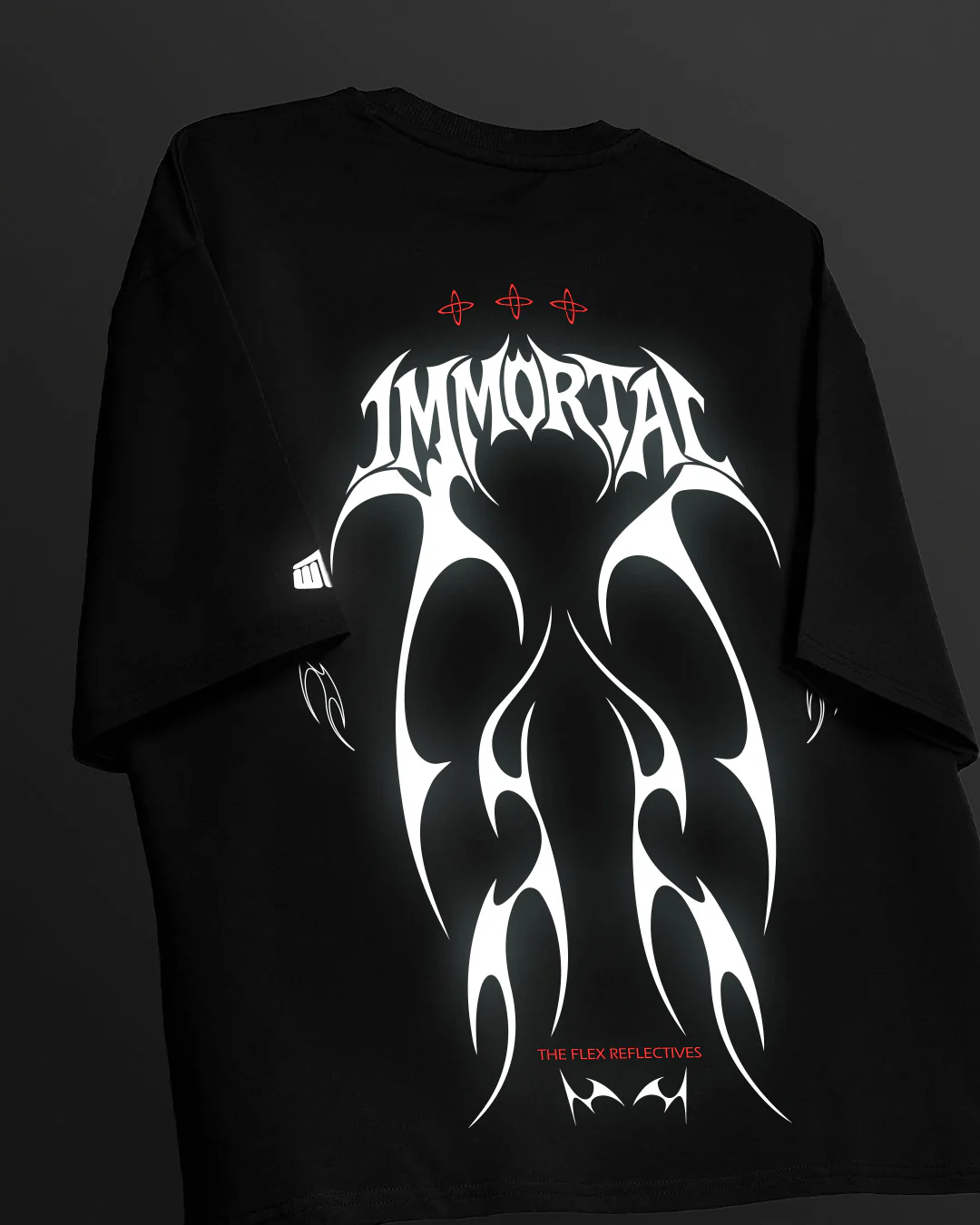 Immortal Reflective Heavyweight T-shirt - Image 3