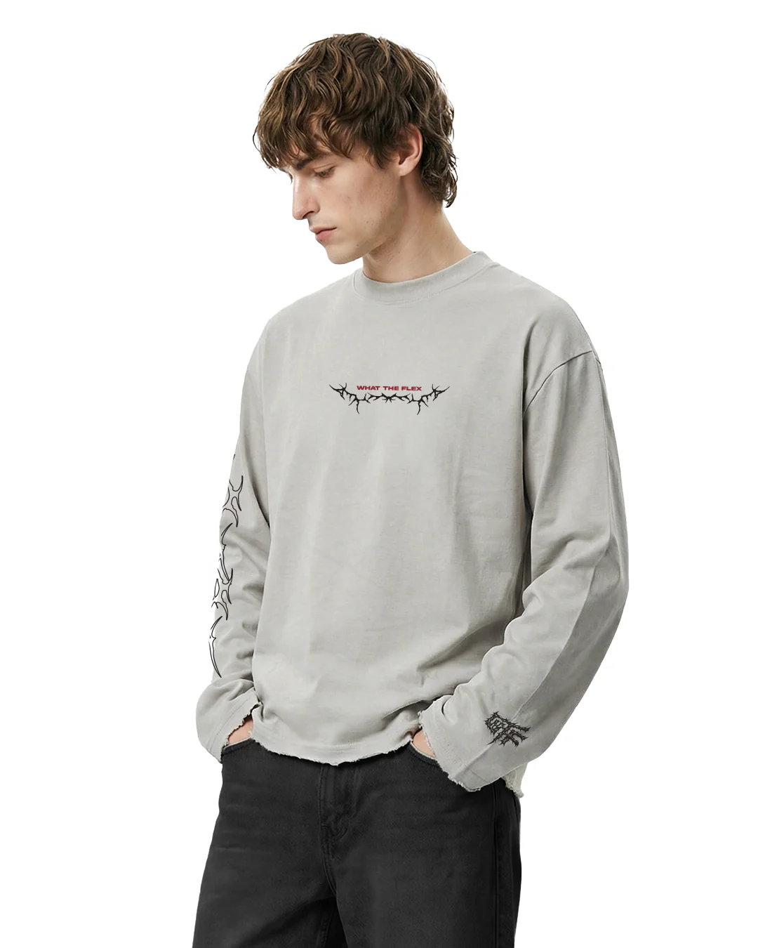Inner Peace Full Sleeves Boxy-Fit T-shirt - Image 3