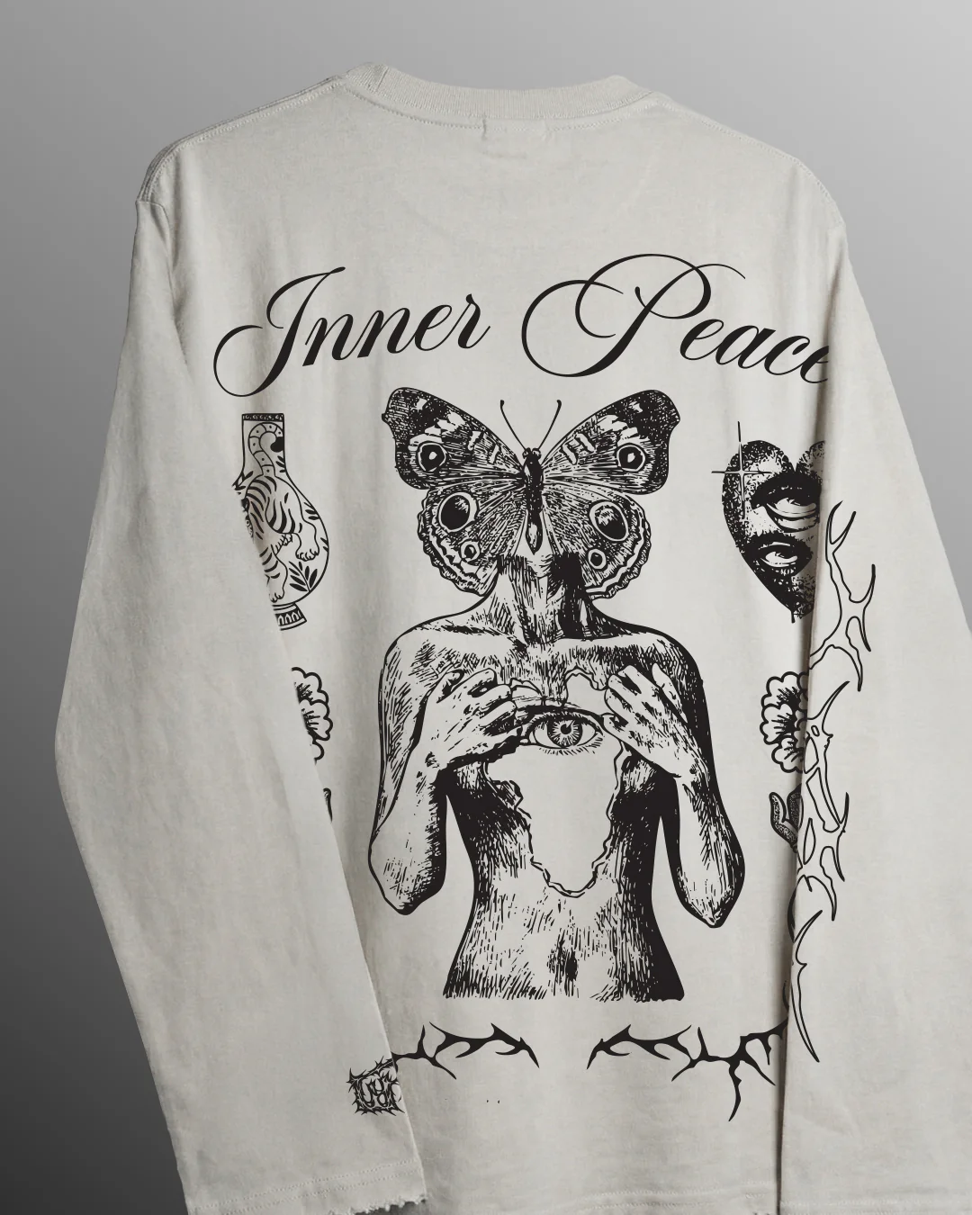 Inner Peace Full Sleeves Boxy-Fit T-shirt - Image 7
