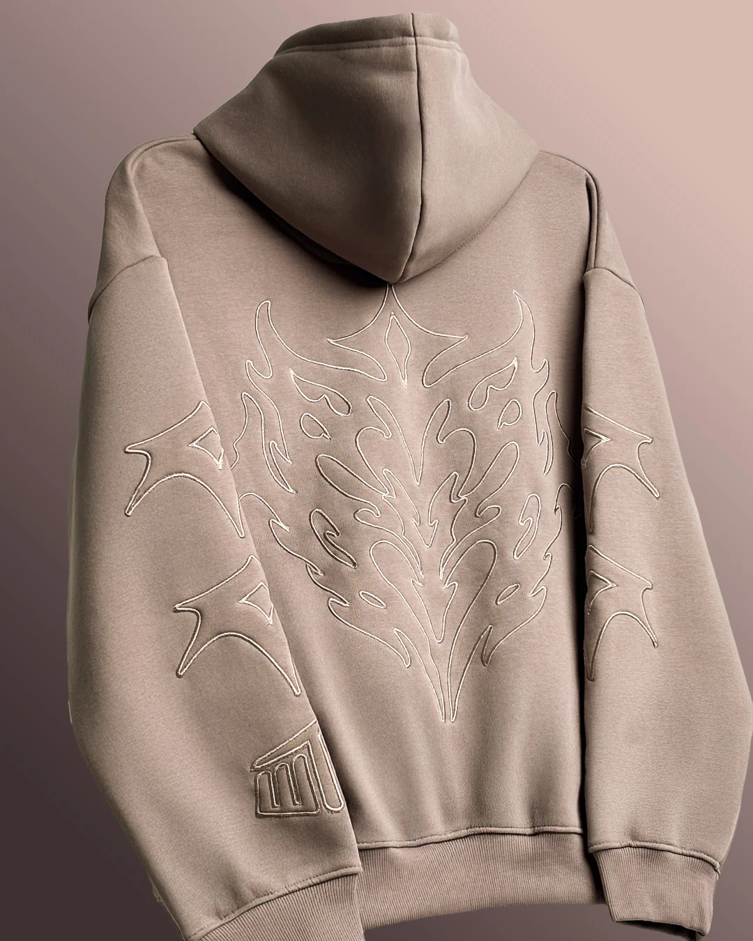 Knight Pattern Hoodie - Image 4