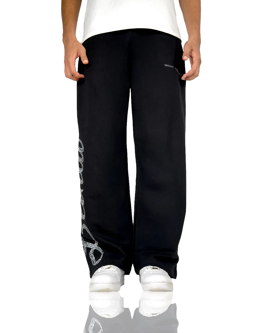 Lethal Black Essential Cotton Pants - Image 6