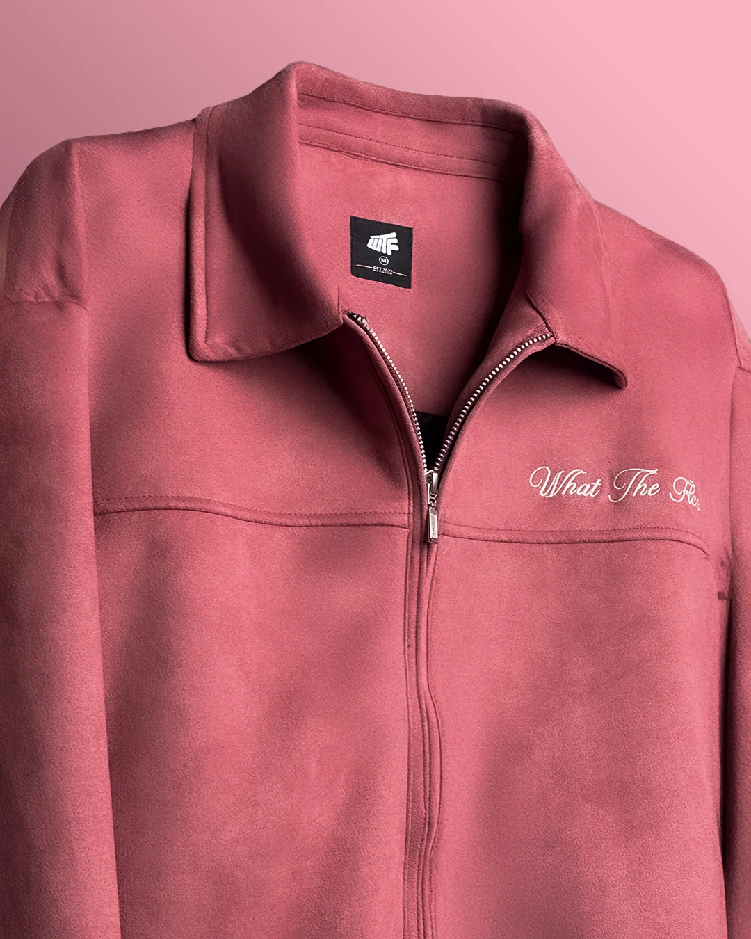 Life's Nice Coral Suede Jacket - Image 7