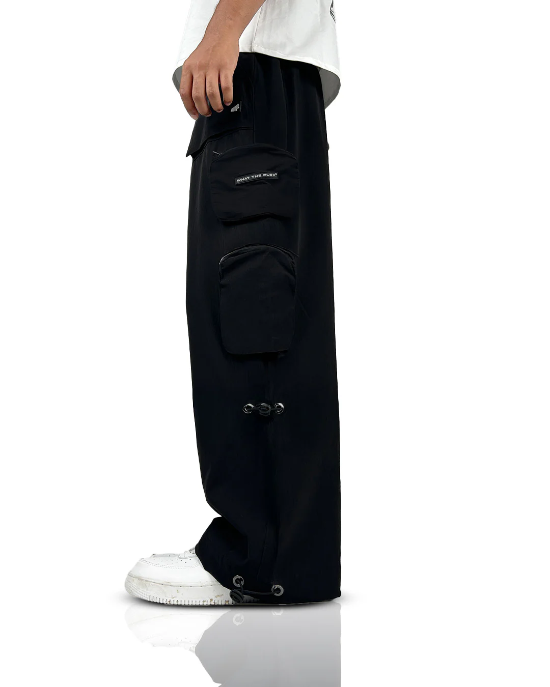 Loadout Black Parachute Pants - Image 3