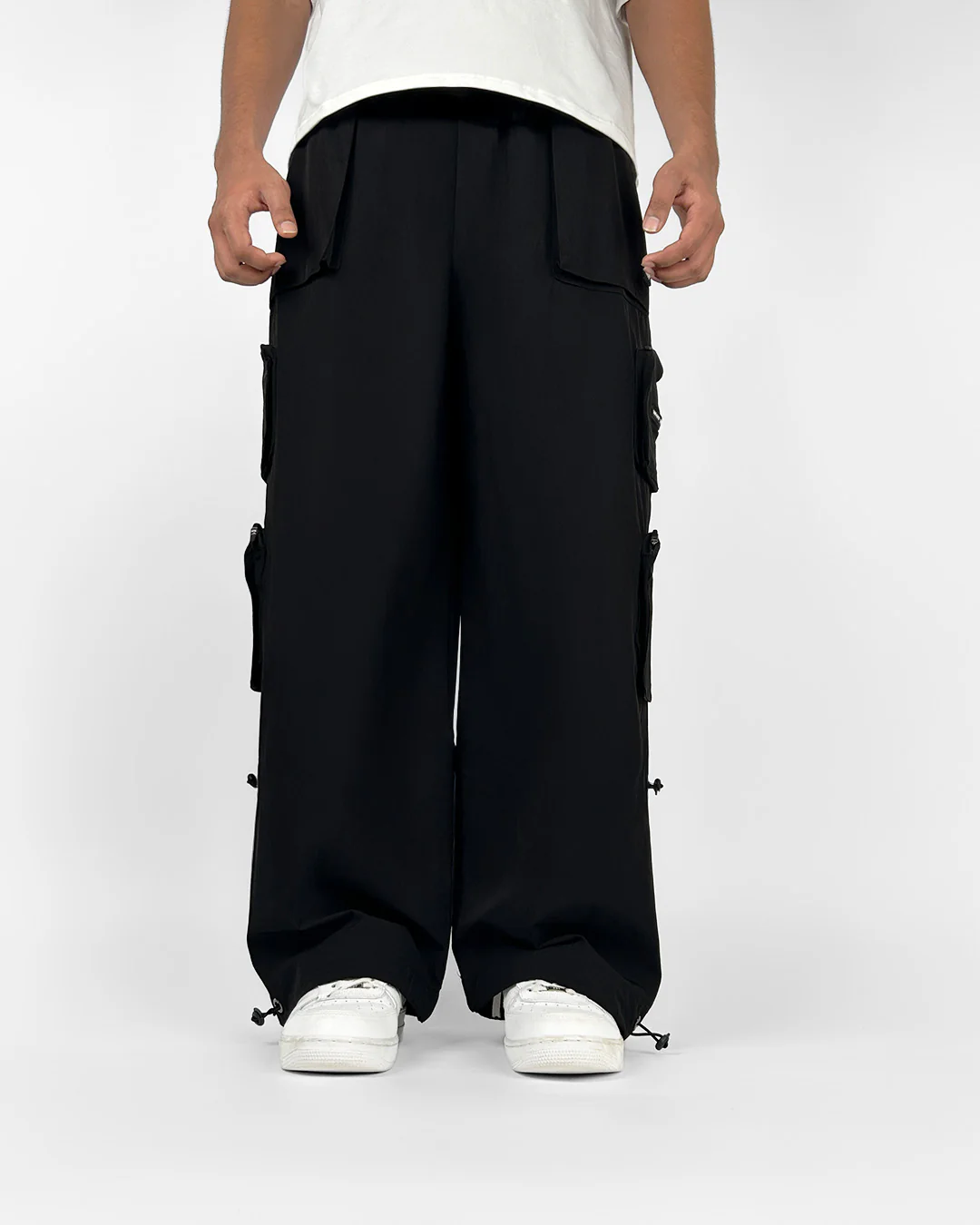 Loadout Black Parachute Pants - Image 4