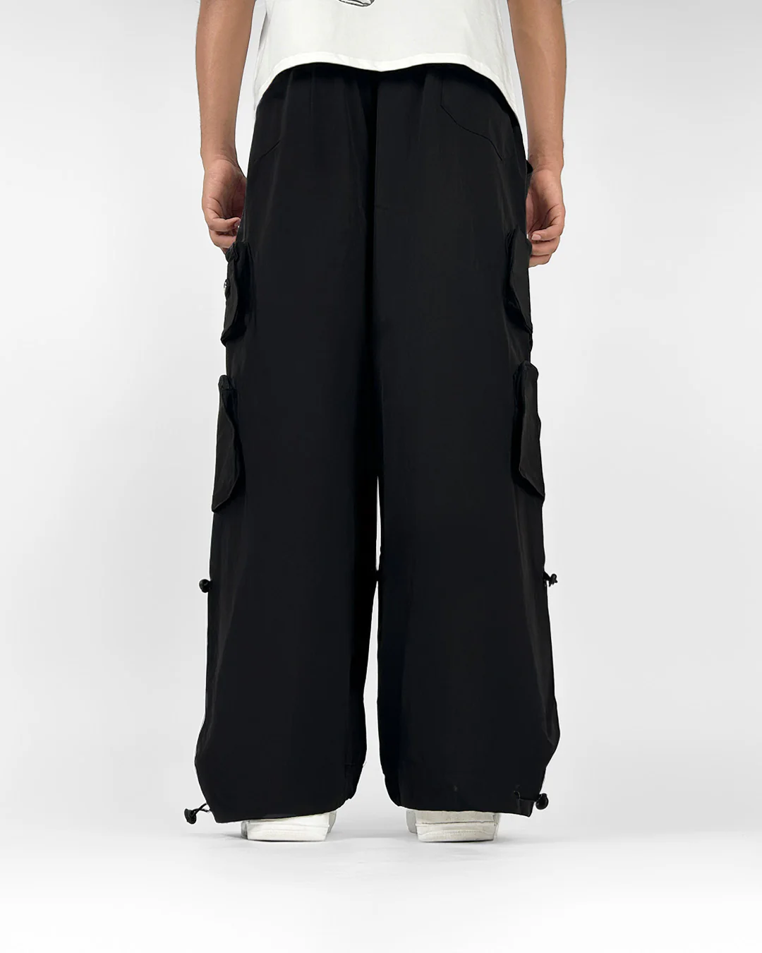 Loadout Black Parachute Pants - Image 5