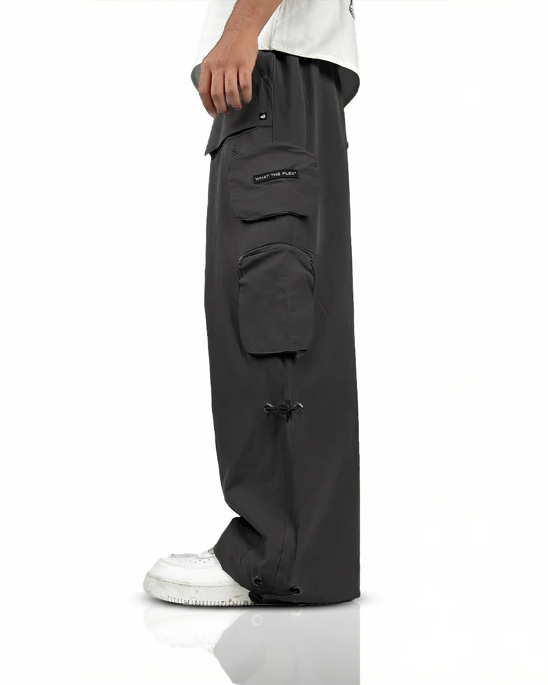 Loadout Grey Parachute Pants - Image 3