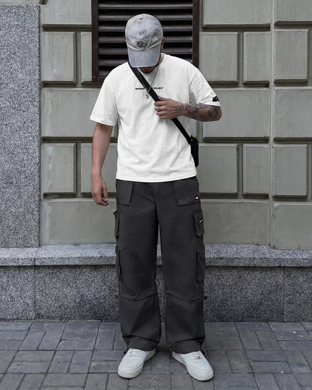 Loadout Grey Parachute Pants - Image 4