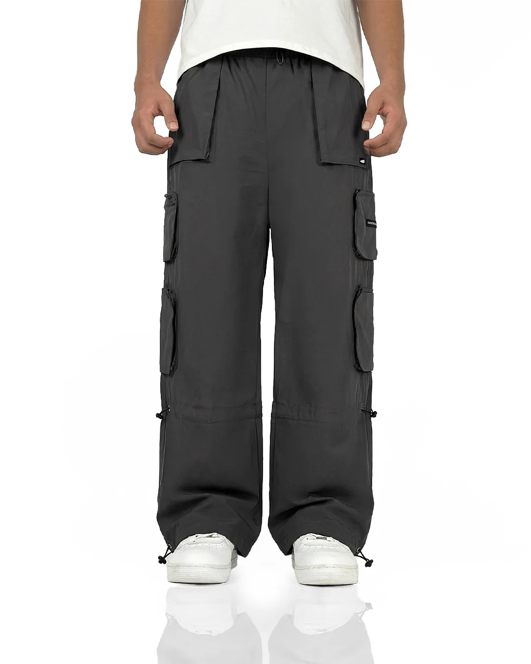 Loadout Grey Parachute Pants - Image 5