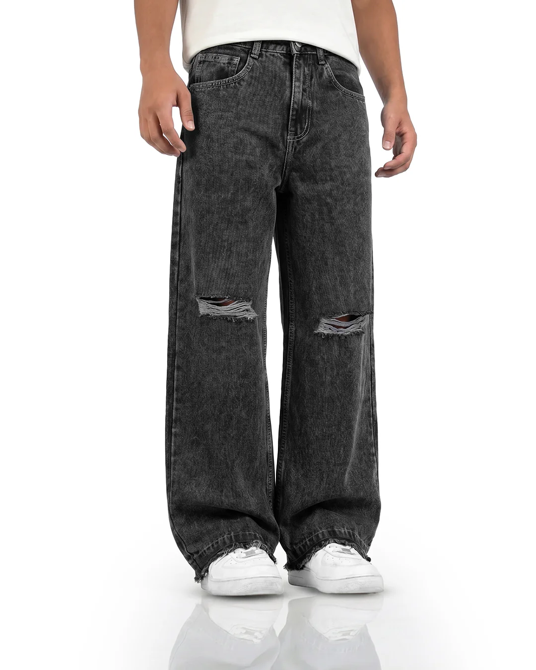 Lost Black Rugged Jeans - Image 2