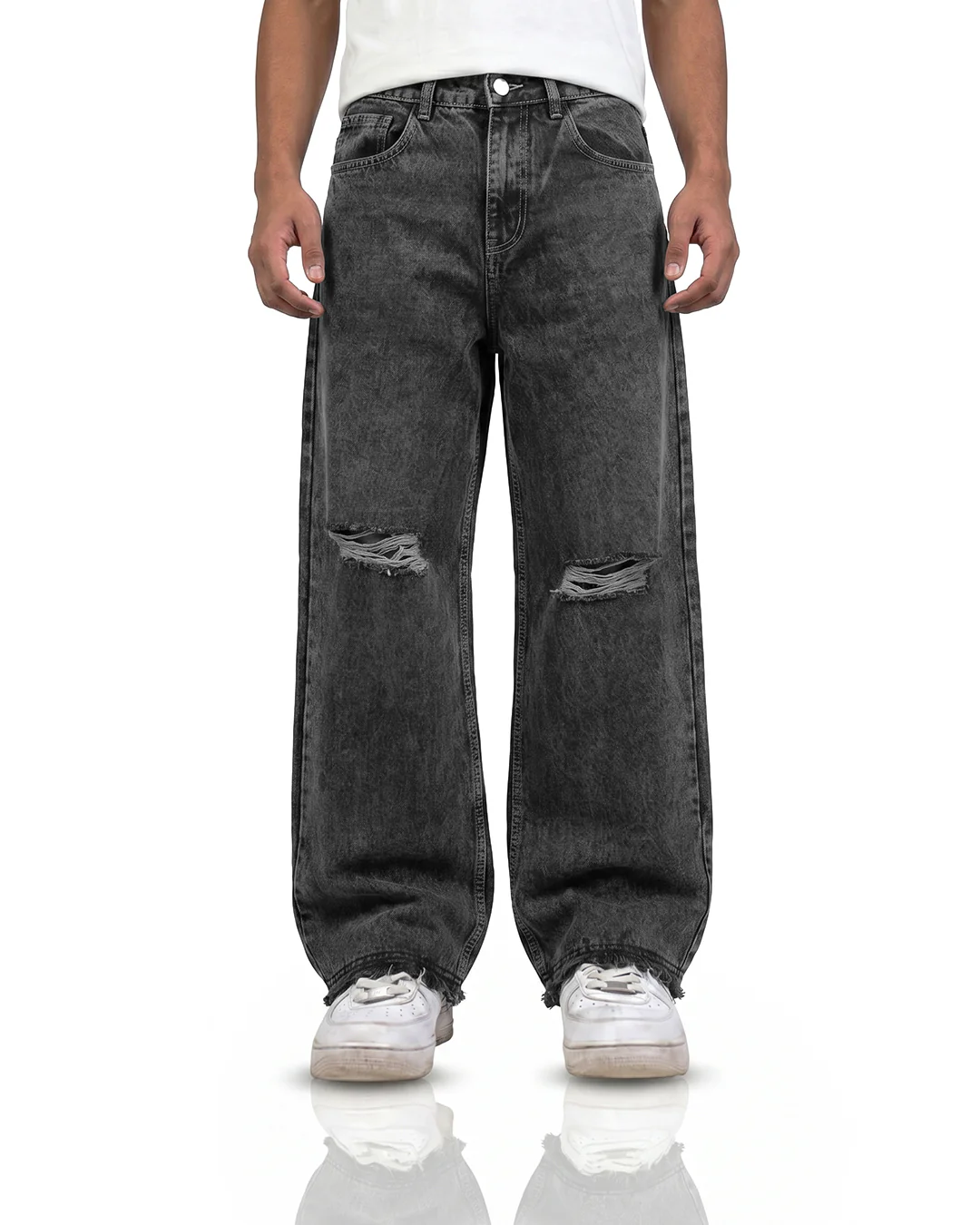 Lost Black Rugged Jeans - Image 4