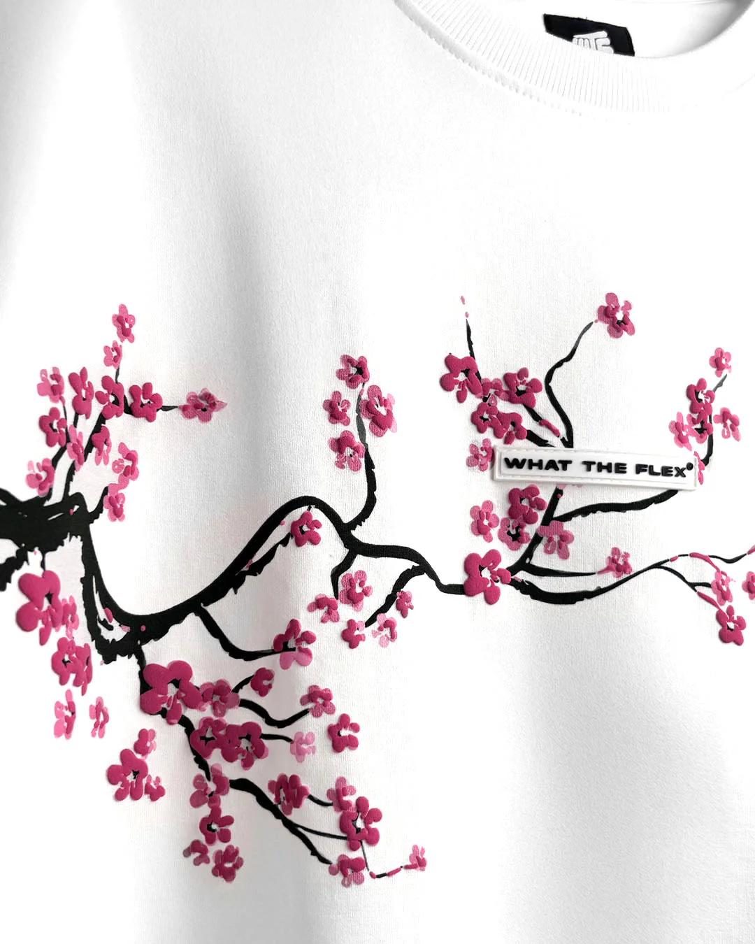 Lost Bloom Boxy-Fit White T-shirt - Image 8