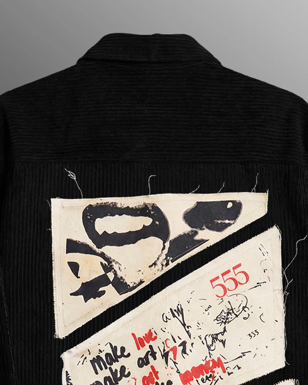 Make Art Black Ribbed Shirt - Image 9