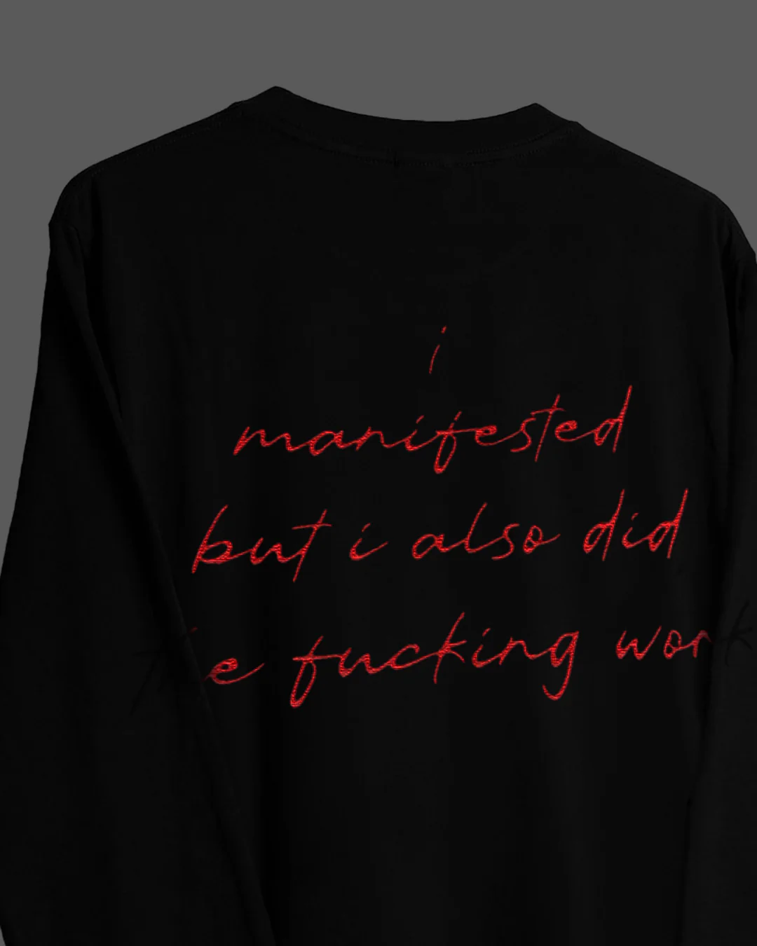 Manifested Full Sleeves Boxy-Fit T-shirt - Image 7