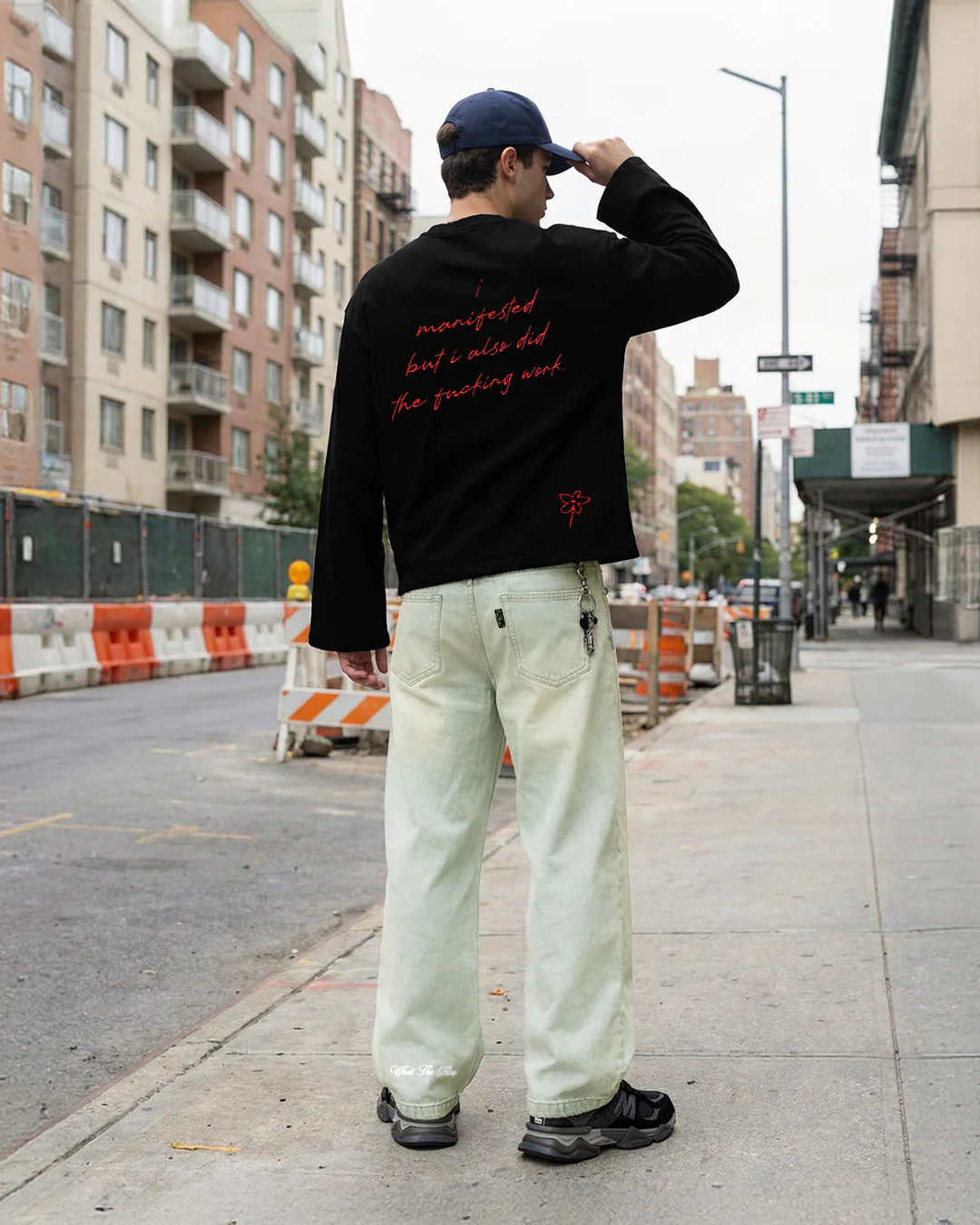 Manifested Full Sleeves Boxy-Fit T-shirt - Image 8