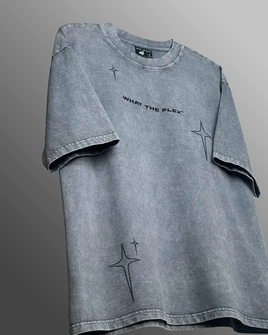 Mannered Grey Acid Wash T-Shirt - Image 5