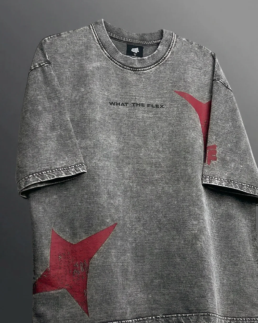 Maximus Travis Scott Acid Wash Boxy-Fit T-shirt - Image 4