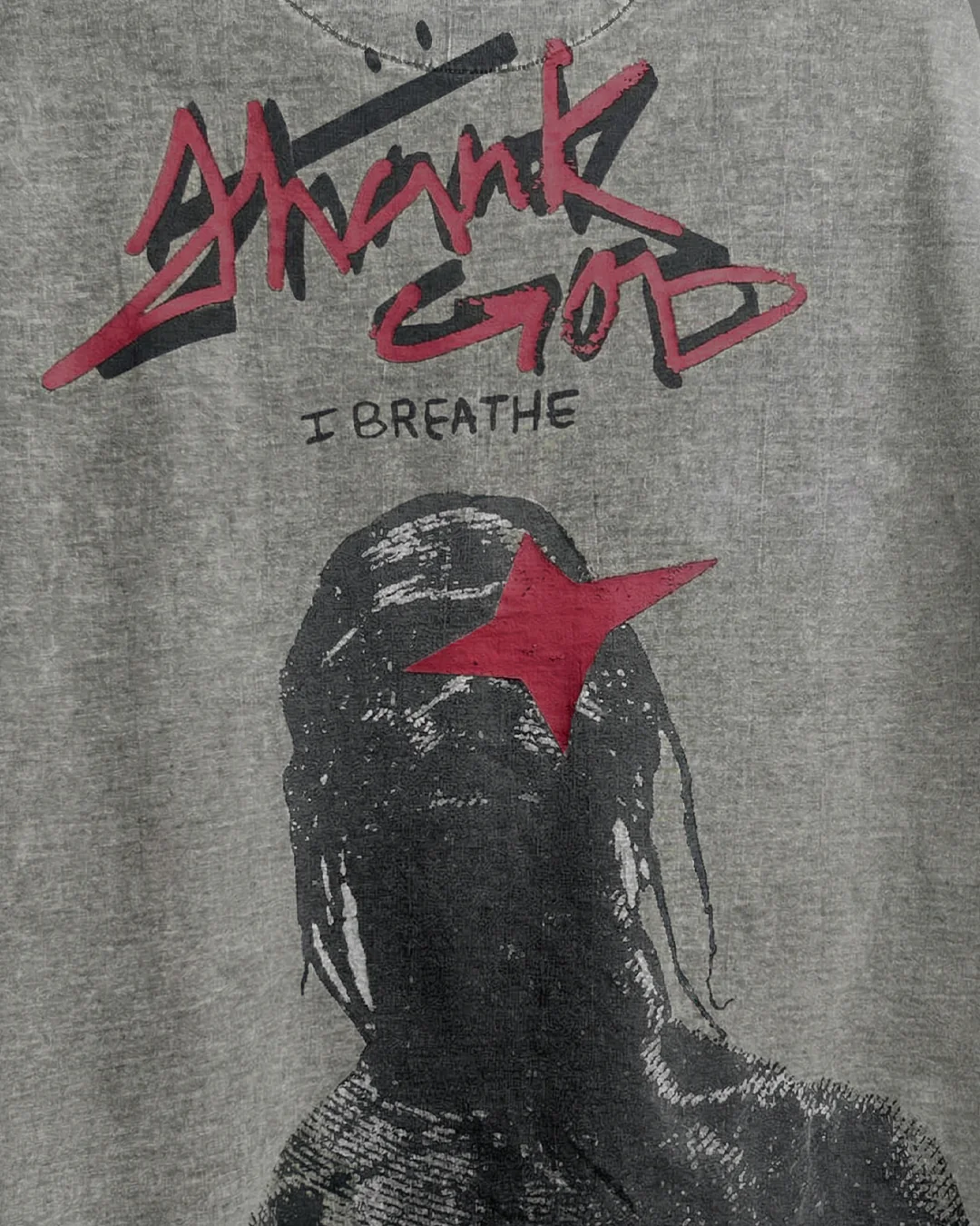 Maximus Travis Scott Acid Wash Boxy-Fit T-shirt - Image 5