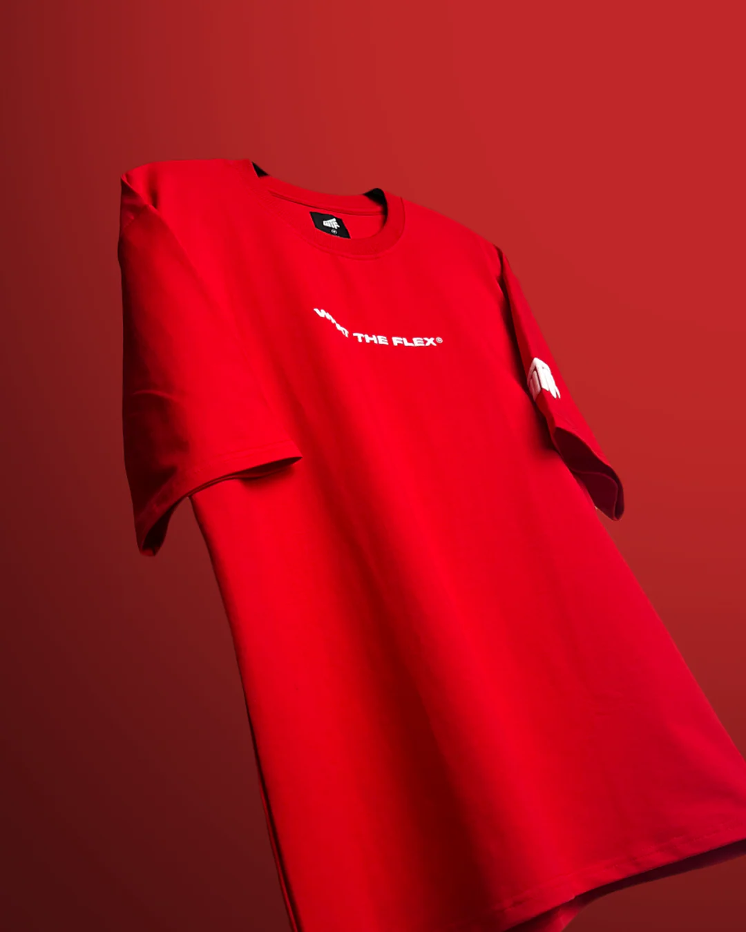 Melted Heavyweight Red T-shirt - Image 4