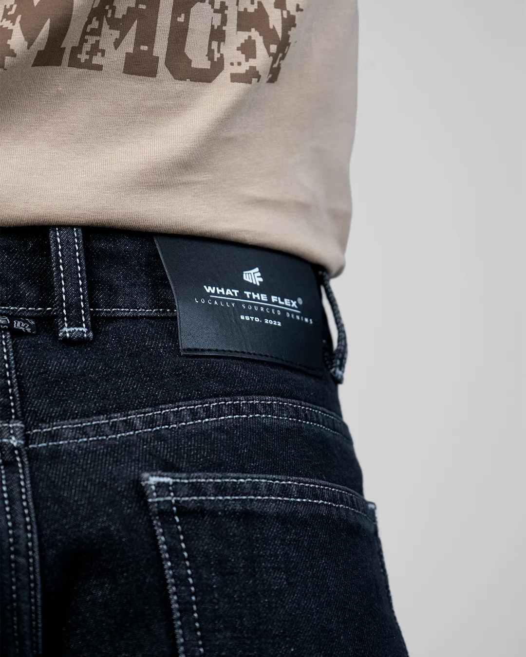 Midnight Black Baggy Jeans - Image 8